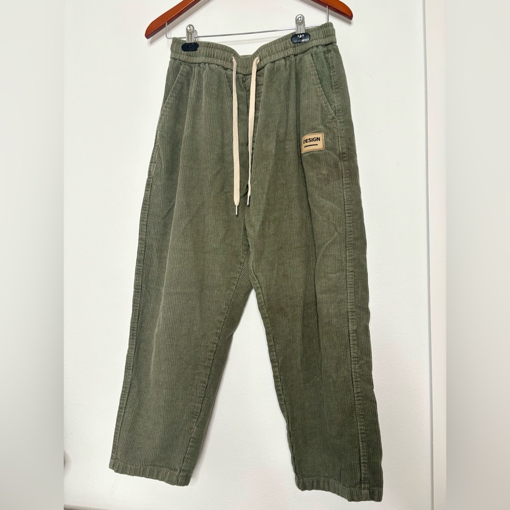 Design Forest Green Corduroy Pants 35” long